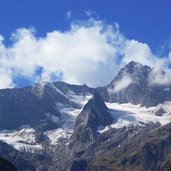 hoher first mit gletscher