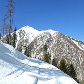 lafetzweg winterwanderweg schnals dahinter nock spitze