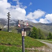 almwiesen dahinter jaufenkamm bei hochwart und kreuzspitze