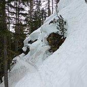 weg nr von steinrast nach st moritz ulten winter