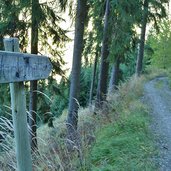 weg abzweigung variante waalerhuette