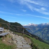 aufstieg steinegg meraner hoehenweg mut