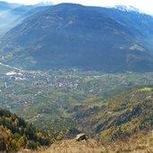 herbst aussicht algund umgebung von hochmut aus