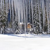 Ulten Winter Eiszapfen