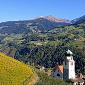 Passeiertal Riffian Kirche Herbst