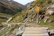 Meraner Hoehenweg Nord Wegweiser