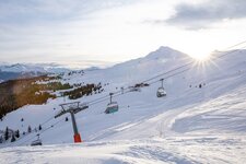 ratschings jaufen skigebiet sonnenaufgang wasserfallalm