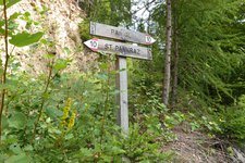 pawigl weg nr nach st pankraz wegweiser