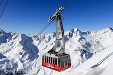 Skigebiet Schnalstal winter val senales inverno