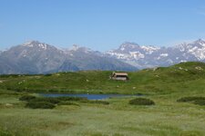 jaufenkamm kehlerlacke dahinter texelgruppe und oetztaler alpen fr