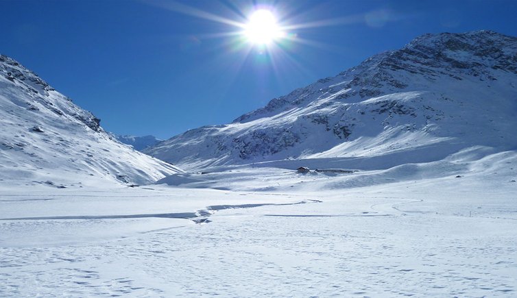 winterwanderung pfelderer tal bei lazinser alm winter