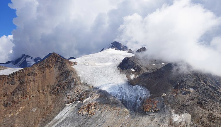 wolken und gletscher am similaun niederjochferner und marzellferner fr