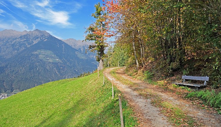 hoefeweg schenna oberhalb st georgen herbst